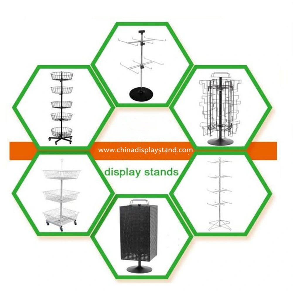 Five Layers Wire Display Rack Store Display for Exhibition