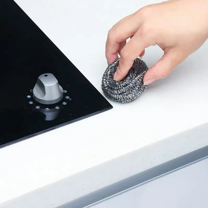 Household Daily Necessity Products Stainless Steel Spiral Scourer Cleaning Ball