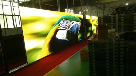 Pantalla de alquiler de vídeo LED para exposición publicitaria P7.62 HD LED