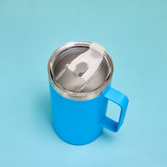 Nueva y creativa taza para beber al vacío de doble capa de 600ml sin bisfenol, botella de agua con aislamiento de acero inoxidable